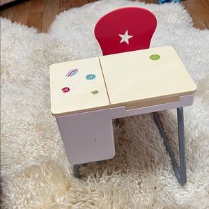 American Girl school desk
